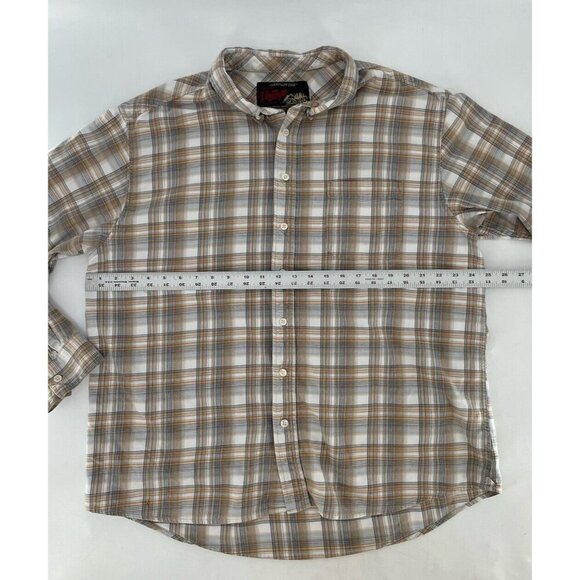 Old Navy Men’s Plaid Flannel Long Sleeve 100% Cotton Button up Shirt Sz XXL Flaw - Picture 13 of 13